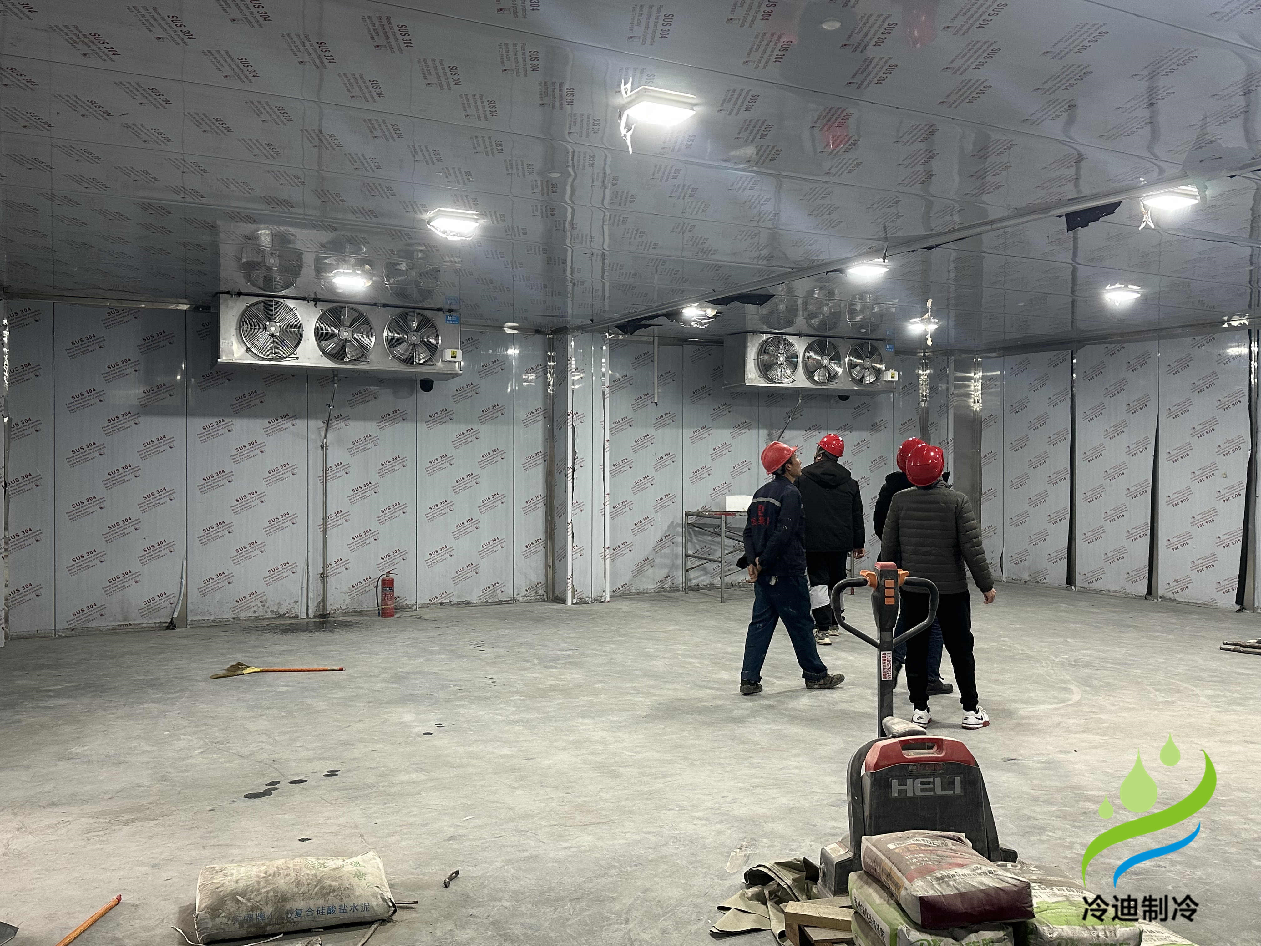 上海1000立方綜合型中央廚房冷庫(kù)建造案例(圖5) 上海奉賢中央廚房冷庫(kù)建造案例